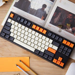 PBT Key Cap ANSI Side/Positive/Front Print Cherry MX Keycap Set For TKL 87/104/108/60% Gaming Keyboard Fit Anne Akko X Ducky