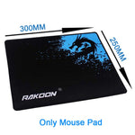 Professional Wired Gaming Mouse 6 Button 3200 DPI LED Optical USB Computer Mouse Gamer Mice Silent Game Mouse+Gaming Mouse Pad