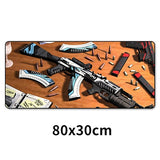 CS GO Large Gaming Mouse Pad Lockedge AK47 M4A1 AWP Gun Game Mouse Mat For Laptop Computer Keyboard Pad Desk Mat Gamer Mousepad