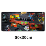 CS GO Large Gaming Mouse Pad Lockedge AK47 M4A1 AWP Gun Game Mouse Mat For Laptop Computer Keyboard Pad Desk Mat Gamer Mousepad