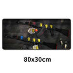 CS GO Large Gaming Mouse Pad Lockedge AK47 M4A1 AWP Gun Game Mouse Mat For Laptop Computer Keyboard Pad Desk Mat Gamer Mousepad