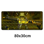 CS GO Large Gaming Mouse Pad Lockedge AK47 M4A1 AWP Gun Game Mouse Mat For Laptop Computer Keyboard Pad Desk Mat Gamer Mousepad