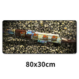 CS GO Large Gaming Mouse Pad Lockedge AK47 M4A1 AWP Gun Game Mouse Mat For Laptop Computer Keyboard Pad Desk Mat Gamer Mousepad