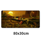 CS GO Large Gaming Mouse Pad Lockedge AK47 M4A1 AWP Gun Game Mouse Mat For Laptop Computer Keyboard Pad Desk Mat Gamer Mousepad