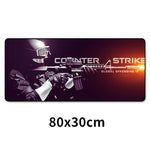 Large Gaming Mouse Pad Locking Edge CSGO Mice Keyboard Desk Protector Rubber Mat Gamer Anti-slip Mousepad XL For Dota 2 80x30cm