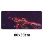Large Gaming Mouse Pad Locking Edge CSGO Mice Keyboard Desk Protector Rubber Mat Gamer Anti-slip Mousepad XL For Dota 2 80x30cm