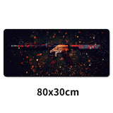 Large Gaming Mouse Pad Locking Edge CSGO Mice Keyboard Desk Protector Rubber Mat Gamer Anti-slip Mousepad XL For Dota 2 80x30cm