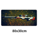 Large Gaming Mouse Pad Locking Edge CSGO Mice Keyboard Desk Protector Rubber Mat Gamer Anti-slip Mousepad XL For Dota 2 80x30cm