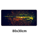 Large Gaming Mouse Pad Locking Edge CSGO Mice Keyboard Desk Protector Rubber Mat Gamer Anti-slip Mousepad XL For Dota 2 80x30cm