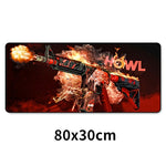 Large Gaming Mouse Pad Locking Edge CSGO Mice Keyboard Desk Protector Rubber Mat Gamer Anti-slip Mousepad XL For Dota 2 80x30cm