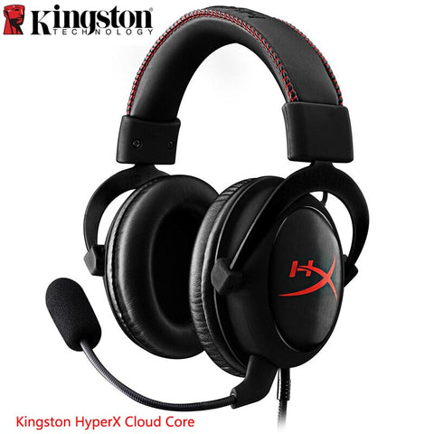 Kingston Original Gaming Headphones HyperX Cloud Core Computer Heandset With a Microphone For PC PS4 Xbox One Mobile Device
