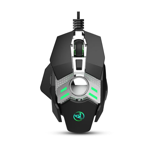 Wired Gaming Mouse 6400DPI Adjustable 7 button Macro Programming Professional-Grade Gamer Mice Wired Mouse for PC laptop