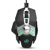 Wired Gaming Mouse 6400DPI Adjustable 7 button Macro Programming Professional-Grade Gamer Mice Wired Mouse for PC laptop