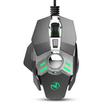 Wired Gaming Mouse 6400DPI Adjustable 7 button Macro Programming Professional-Grade Gamer Mice Wired Mouse for PC laptop
