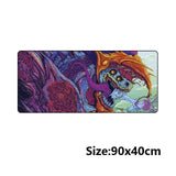 900x400 2 mm large gaming mouse pad XL XXL Overlock big game mousepad keyboard desk mat for CS:GO CSGO dragon hyper beast AWP