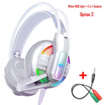 PS4 Gaming Headphone 4D Stereo RGB Marquee Earphones Wired Game Headset with Microphone for New Xbox One/Laptop/PC Tablet Gamer
