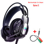 PS4 Gaming Headphone 4D Stereo RGB Marquee Earphones Wired Game Headset with Microphone for New Xbox One/Laptop/PC Tablet Gamer