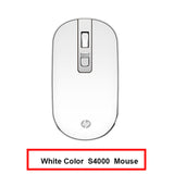 Original HP Mouse S4000 Wireless Optical Portable Mini 800/1200/1600 DPI Adjustable 2.4G Laptop Notebook Gaming Mice Dropship