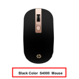 Original HP Mouse S4000 Wireless Optical Portable Mini 800/1200/1600 DPI Adjustable 2.4G Laptop Notebook Gaming Mice Dropship