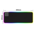Gaming Mouse Pad RGB Large Mouse Pad Gamer Big Mouse Mat Computer Mousepad Led Backlight  Mause Pad With wireless charger