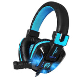 New Canleen Stereo Surrounded Deep Bass LED Light Gaming Headphone Headset Over-Ear Earphone with Light for LOL PC Gamer