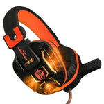 New Canleen Stereo Surrounded Deep Bass LED Light Gaming Headphone Headset Over-Ear Earphone with Light for LOL PC Gamer