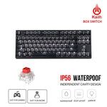 HEXGEARS K520 Mechanical Gaming Keyboard 87 Key Waterproof Kailh BOX Brown/Red Switch kailh box Switch Mechanical Keyboard new