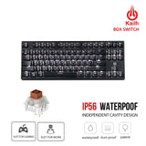 HEXGEARS K520 Mechanical Gaming Keyboard 87 Key Waterproof Kailh BOX Brown/Red Switch kailh box Switch Mechanical Keyboard new
