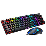 Gaming keyboard And Mouse Wired keyboard With Backlight Keyboard Russia Gamer Kit 1600Dpi Silent Gaming Mouse Set For PC Laptop
