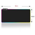 High Quality RGB Mouse Pad Gaming Mouse Pad Large Computer Mouse Pad Gamer XXL Mousepad Backlight Mouse Pad Keyboard Desk Mat