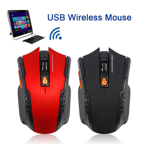 2.4GHz Game Wireless Mice with USB Receiver Mause for PC Gaming Laptops 1600DPI Gaming Mice Mouse