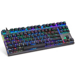 Motospeed K82 Mechanical Keyboard USB Wired RGB LED Backlight 87 Keys RED Switch PUBG Gaming  Keyboard For FPS gamer
