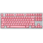Pink 139 Japanese root Japan black font language Cherry profile Dye Sub Keycap PBT for gh60 xd60 xd84 cospad tada68 87 104
