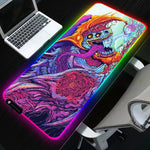 Sovawin 800x300 Big Large LED RGB Lighting Gaming Mousepad XL Gamer Mat Grande Mouse Pad cs go Hyper Beast for PC Computer
