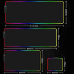 Gaming Mousepad LED  Large Gamer Mouse pad RGB 11Usb LED Lighting Backlit  Computer Mat Rubber Keyboard Desk Pad for Csgo