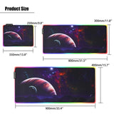 Gaming Mousepad LED  Large Gamer Mouse pad RGB 11Usb LED Lighting Backlit  Computer Mat Rubber Keyboard Desk Pad for Csgo