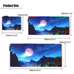 Gaming Mousepad LED  Large Gamer Mouse pad RGB 11Usb LED Lighting Backlit  Computer Mat Rubber Keyboard Desk Pad for Csgo