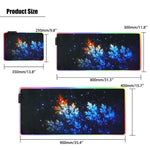 Gaming Mousepad LED  Large Gamer Mouse pad RGB 11Usb LED Lighting Backlit  Computer Mat Rubber Keyboard Desk Pad for Csgo