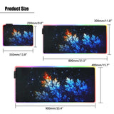Gaming Mousepad LED  Large Gamer Mouse pad RGB 11Usb LED Lighting Backlit  Computer Mat Rubber Keyboard Desk Pad for Csgo