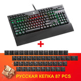 Redragon K550 Aluminum USB Mechanical Gaming Keyboard Rgb Red Purple Switch Diy Ergonomic Key Backlit Anti-Ghosting PC Pro Gamer