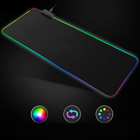 RGB Mouse Pad Gaming Mouse Pad Large Mousepad XXL Computer Mousepad RGB XL Mouse Pad Gamer Mousepad Keyboard Pads USB Mause Mat