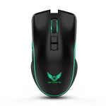 ZERODATE T26 2.4G wireless mouse TYPE-C rechargeable wireless mouse seven-button gaming mouse bright light fast charging