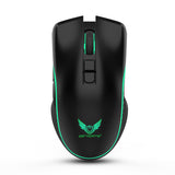 ZERODATE T26 2.4G wireless mouse TYPE-C rechargeable wireless mouse seven-button gaming mouse bright light fast charging