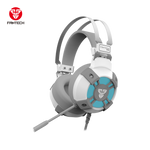 FANTECH HG11 White Gaming Headphones LED 7.1 Surround Sound Earphones With Microphone For PC PS4 NS SWITCH Headset Gamer