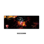 MSI Mouse Pad Large XXL Gamer Anti-slip Rubber Pad Gaming Mousepad to Keyboard Laptop Computer Speed Mice Mouse Desk Play Mats