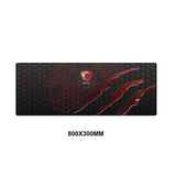 MSI Mouse Pad Large XXL Gamer Anti-slip Rubber Pad Gaming Mousepad to Keyboard Laptop Computer Speed Mice Mouse Desk Play Mats