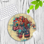 XGZ 2020 Big Promotion Elephant Mouse Pad for CSGO PC Computer Notbook Custom Round Mousepad Gaming Gamer 200X200X2MM