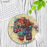 XGZ 2020 Big Promotion Elephant Mouse Pad for CSGO PC Computer Notbook Custom Round Mousepad Gaming Gamer 200X200X2MM