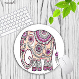 XGZ 2020 Big Promotion Elephant Mouse Pad for CSGO PC Computer Notbook Custom Round Mousepad Gaming Gamer 200X200X2MM