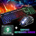 RAXFLY Gaming Keyboard And Mouse Set For Computer Wired Keyboard With Backlight 104 Keys Keyboard Set For PC Laptop Desktop